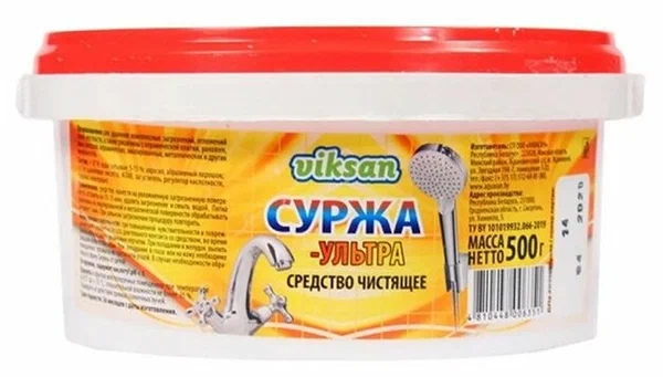 Чистящее средство Суржа-Ультра, 500г, "Viksan" 