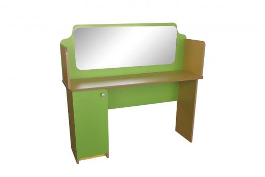 Стол логопедический, ЛДСП, зеркало 1200*350*1120 мм