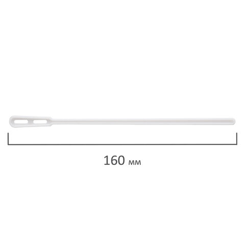 Размешиватели одноразовые 16см, ПС, белые, 500шт.