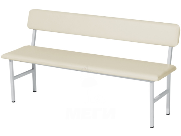 Банкетка со спинкой МСК-240. Размеры: 1500*500*830мм